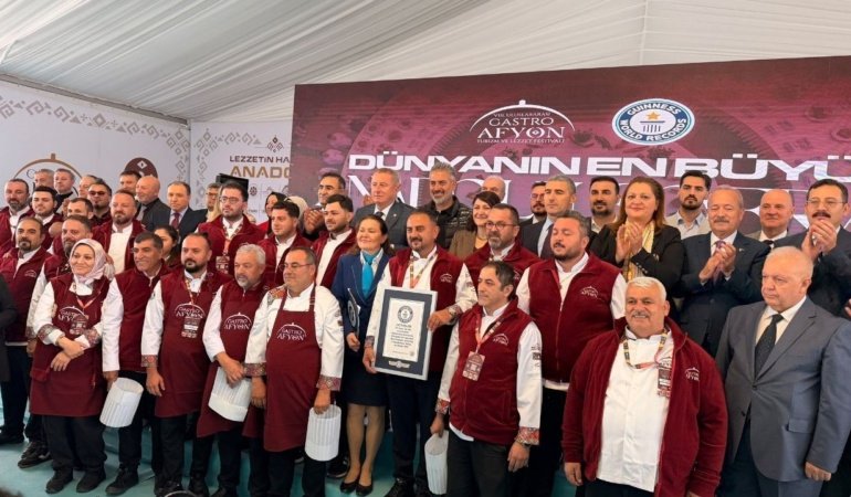 Afyonkarahisar Guinness Rekorlar Kitabı'nda
