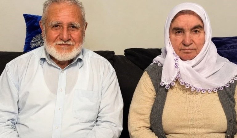 Denizli’de ölen yaşlı çift Uşak’ta toprağa verildi
